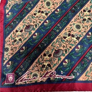 Vintage Ann Klein 100% silk scarf.